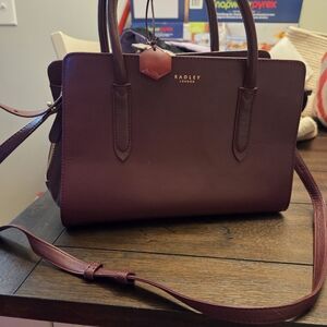 Radley London Deep Burgundy Satchel